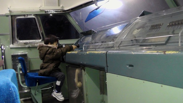 電車操縦中