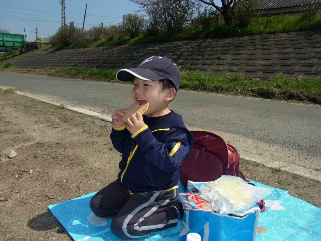 おやつ中