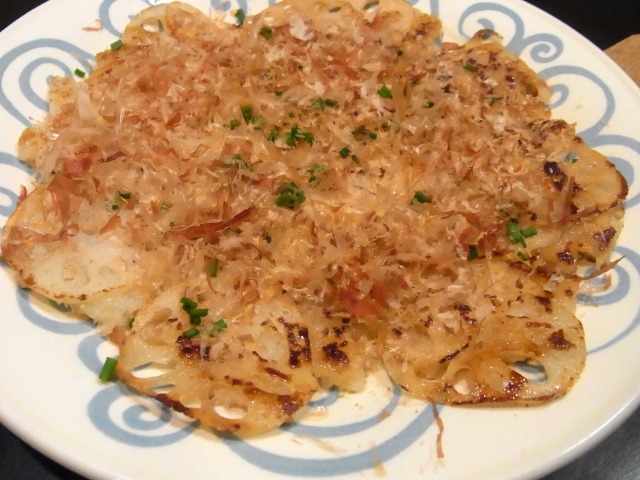 レンコンお好み焼き