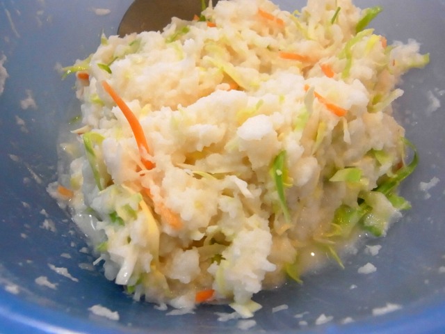 大根お好み焼く前