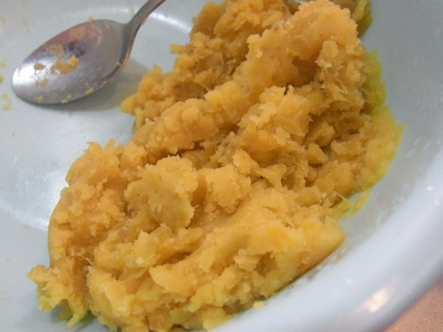 スイートポテト固める前