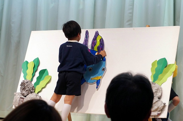 生活発表会でパネルシアターをしました
